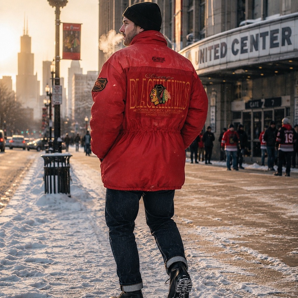 Title
Vintage 90s Chicago Blackhawks Campri Teamline Down Puffer Jacket L NHL